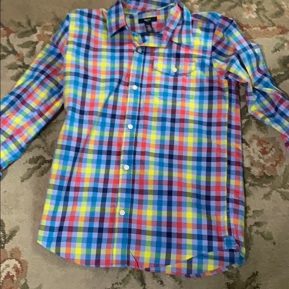 This is two pairs of jeans and a plaid shirt - Picture 3 of 8